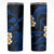 Hawaii Kahoolawe Islands Pacific Plumeria Skinny Tumbler Blue Polynesian Tattoo