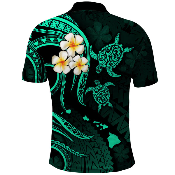Personalised Kahoolawe Hawaii Kid T Shirt Polynesian Tattoo and Pacific Plumeria Green Vibe LT9