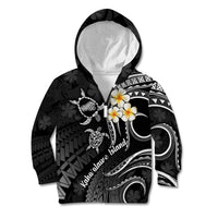 Polynesian Hawaii Kid Hoodie Kahoolawe Islands with Pacific Plumeria White Vibe LT9 Zip Hoodie White - Polynesian Pride