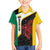 Personalised PNG Hela Province Family Matching Summer Maxi Dress and Hawaiian Shirt Bird of Paradise Tattoo Flag Motif - Polynesian Pride