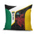 Personalised PNG Hela Province Pillow Cover Bird of Paradise Tattoo Flag Motif - Polynesian Pride