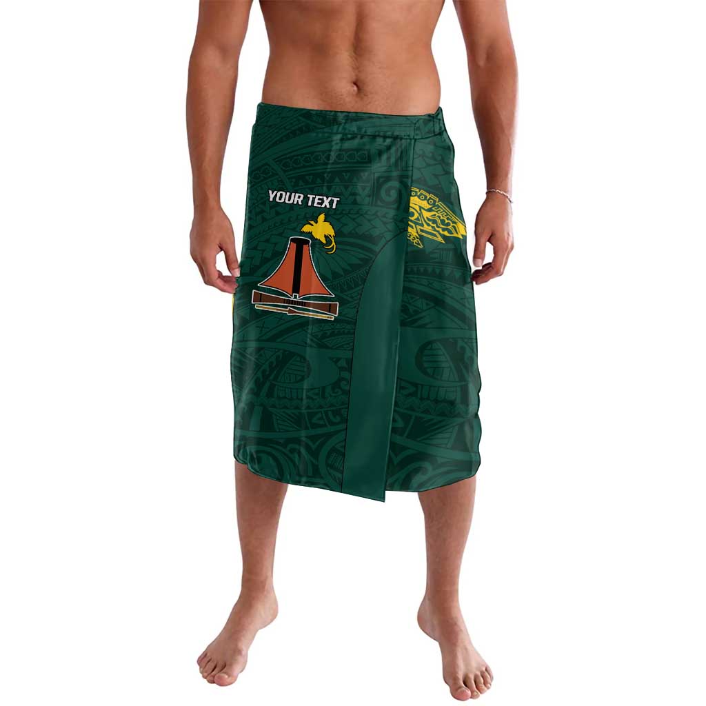 Personalised PNG Jiwaka Province Lavalava Bird of Paradise Tattoo Flag Motif - Polynesian Pride