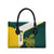 Personalised PNG Jiwaka Province Leather Bag Bird of Paradise Tattoo Flag Motif - Polynesian Pride