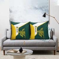 Personalised PNG Jiwaka Province Pillow Cover Bird of Paradise Tattoo Flag Motif - Polynesian Pride