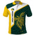 Personalised PNG Jiwaka Province Polo Shirt Bird of Paradise Tattoo Flag Motif - Polynesian Pride