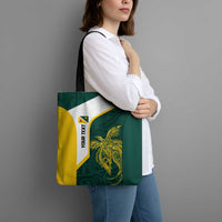 Personalised PNG Jiwaka Province Tote Bag Bird of Paradise Tattoo Flag Motif - Polynesian Pride