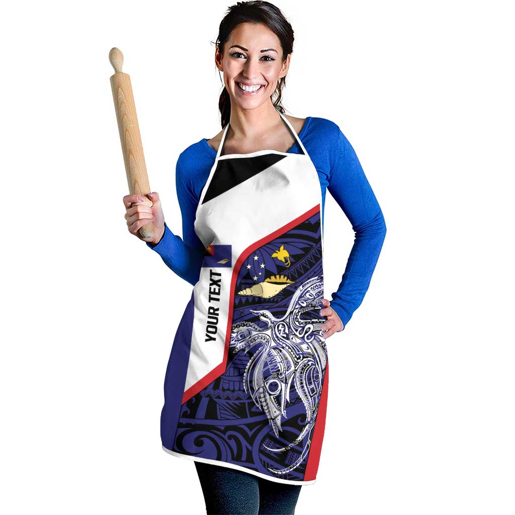 Personalised PNG West New Britain Province Apron Bird of Paradise Tattoo Flag Motif - Polynesian Pride