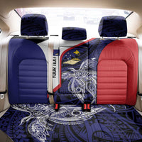 Personalised PNG West New Britain Province Back Car Seat Cover Bird of Paradise Tattoo Flag Motif - Polynesian Pride