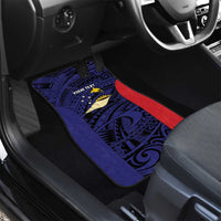 Personalised PNG West New Britain Province Car Mats Bird of Paradise Tattoo Flag Motif - Polynesian Pride