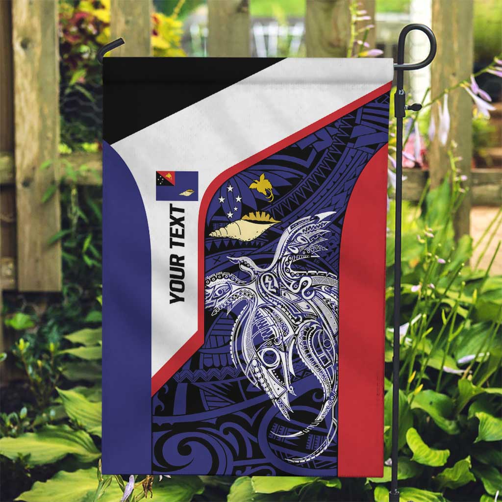 Personalised PNG West New Britain Province Garden Flag Bird of Paradise Tattoo Flag Motif - Polynesian Pride