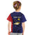 Personalised PNG West New Britain Province Kid T Shirt Bird of Paradise Tattoo Flag Motif - Polynesian Pride