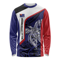 Personalised PNG West New Britain Province Long Sleeve Shirt Bird of Paradise Tattoo Flag Motif - Polynesian Pride
