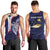 Personalised PNG West New Britain Province Men Tank Top Bird of Paradise Tattoo Flag Motif - Polynesian Pride