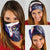 Personalised PNG West New Britain Province Neck Gaiter Bird of Paradise Tattoo Flag Motif - Polynesian Pride