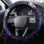 PNG West New Britain Province Steering Wheel Cover Bird of Paradise Tattoo Flag Motif - Polynesian Pride