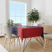 Personalised PNG West New Britain Province Tablecloth Bird of Paradise Tattoo Flag Motif - Polynesian Pride