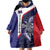 Personalised PNG West New Britain Province Wearable Blanket Hoodie Bird of Paradise Tattoo Flag Motif - Polynesian Pride