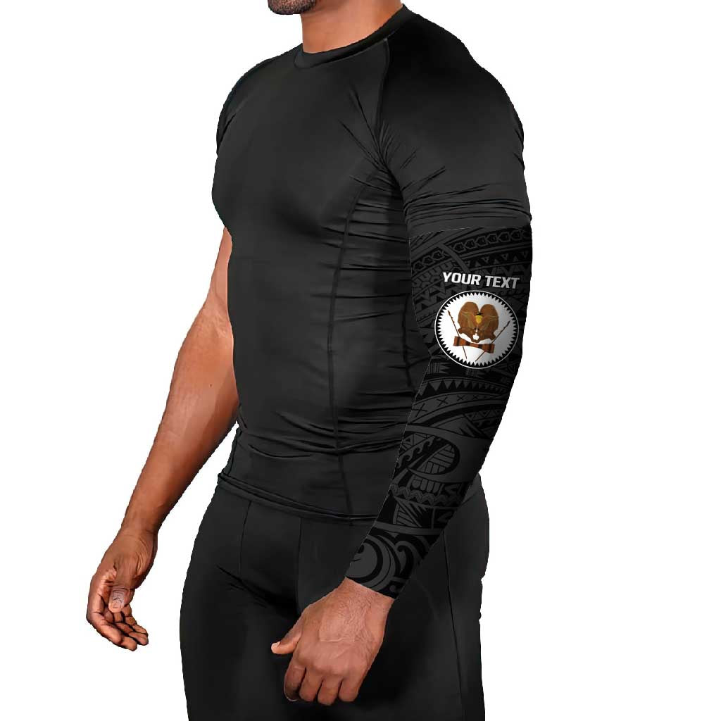 Personalised PNG Western Highlands Province Arm Sleeves Bird of Paradise Tattoo Flag Motif - Polynesian Pride