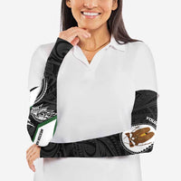 Personalised PNG Western Highlands Province Arm Sleeves Bird of Paradise Tattoo Flag Motif - Polynesian Pride