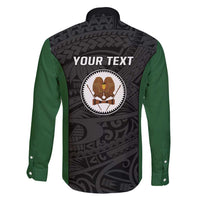 Personalised PNG Western Highlands Province Family Matching Tank Maxi Dress and Hawaiian Shirt Bird of Paradise Tattoo Flag Motif - Polynesian Pride