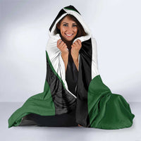 Personalised PNG Western Highlands Province Hooded Blanket Bird of Paradise Tattoo Flag Motif - Polynesian Pride