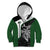 Personalised PNG Western Highlands Province Kid Hoodie Bird of Paradise Tattoo Flag Motif - Polynesian Pride