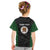 Personalised PNG Western Highlands Province Kid T Shirt Bird of Paradise Tattoo Flag Motif - Polynesian Pride