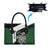Personalised PNG Western Highlands Province Leather Bag Bird of Paradise Tattoo Flag Motif - Polynesian Pride