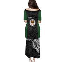 Personalised PNG Western Highlands Province Puletasi Bird of Paradise Tattoo Flag Motif - Polynesian Pride