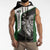 Personalised PNG Western Highlands Province Sleeveless Zip Hoodie Bird of Paradise Tattoo Flag Motif - Polynesian Pride