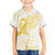 Be Bold Go Gold Polyneisan Ribbon Childhood Personalised Family Matching Long Sleeve Bodycon Dress and Hawaiian Shirt