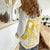 Be Bold Go Gold Polyneisan Ribbon Childhood Personalised Women Casual Shirt LT9
