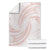 White Sunday Lotu Tamaiti Blanket Polynesian Wave Pastel Blush - Polynesian Pride