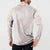 White Sunday Lotu Tamaiti Button Sweatshirt Polynesian Wave Pastel Blush - Polynesian Pride