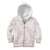 White Sunday Lotu Tamaiti Kid Hoodie Polynesian Wave Pastel Blush - Polynesian Pride