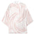 White Sunday Lotu Tamaiti Kimono Polynesian Wave Pastel Blush - Polynesian Pride
