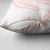 White Sunday Lotu Tamaiti Pillow Cover Polynesian Wave Pastel Blush - Polynesian Pride