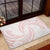 White Sunday Lotu Tamaiti Rubber Doormat Polynesian Wave Pastel Blush - Polynesian Pride