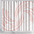 White Sunday Lotu Tamaiti Shower Curtain Polynesian Wave Pastel Blush - Polynesian Pride