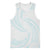 White Sunday Lotu Tamaiti Basketball Jersey Polynesian Wave Pastel Cyan - Polynesian Pride