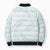 White Sunday Lotu Tamaiti Bomber Puffer Jacket Polynesian Wave Pastel Cyan - Polynesian Pride
