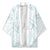 White Sunday Lotu Tamaiti Kimono Polynesian Wave Pastel Cyan - Polynesian Pride