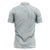 White Sunday Lotu Tamaiti Zipper Polo Shirt Polynesian Wave Pastel Cyan - Polynesian Pride