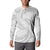 White Sunday Lotu Tamaiti Button Sweatshirt Polynesian Wave Pastel Gray - Polynesian Pride