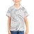White Sunday Lotu Tamaiti Family Matching Puletasi and Hawaiian Shirt Polynesian Wave Pastel Gray - Polynesian Pride