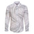 White Sunday Lotu Tamaiti Family Matching Summer Maxi Dress and Hawaiian Shirt Polynesian Wave Pastel Gray - Polynesian Pride
