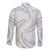 White Sunday Lotu Tamaiti Family Matching Summer Maxi Dress and Hawaiian Shirt Polynesian Wave Pastel Gray - Polynesian Pride