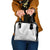 White Sunday Lotu Tamaiti Shoulder Handbag Polynesian Wave Pastel Gray - Polynesian Pride