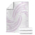 White Sunday Lotu Tamaiti Blanket Polynesian Wave Pastel Mauve - Polynesian Pride