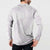 White Sunday Lotu Tamaiti Button Sweatshirt Polynesian Wave Pastel Mauve - Polynesian Pride
